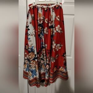 Mlle Gabrielle Multicolor Polyester Skirt 1X